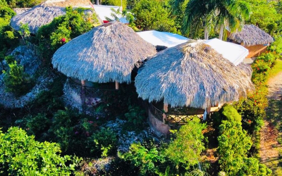 Casita Caribeña con vista al mar en Las Galeras
